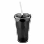 VASO TROPICAL NEGRO (T 48T - POLIESTIRENO)