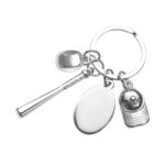 M 7988 S - LLAVERO BUNT (PLATA / METAL)