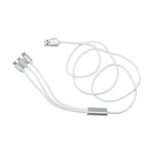 CABLE CON ADAPTADORES "MADISON" (EC736 BLANCO)