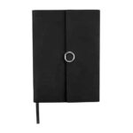 SET GOYAN NEGRO 62200 N (CURPIEL LIBRETA - ACERO INOXIDABLE BOLÍGRAFO - METAL TARJETERO) - Imagen 5