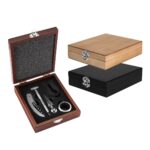 851091 BE - SET PARA VINOS MEDITERRÁNEO BEIGE (BEIGE - MADERA - METAL) - Imagen 5