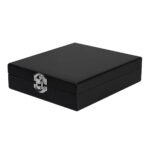 851091 N - SET PARA VINOS MEDITERRÁNEO NEGRO (NEGRO - MADERA - METAL)