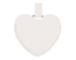 ESPEJO DE ACERO INOXIDABLE CON ESTUCHE EN FORMA DE CORAZÓN MINNIE A3085 BLANCO (POLIURETANO - ACERO INOXIDABLE - A3085.01 -  ARTICULOS PROMOCIONALES)