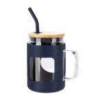 CILINDRO NEBBIA AZUL ANF 058 A (VIDRIO BOROSILICATO - SILICÓN - ACERO INOXIDABLE)