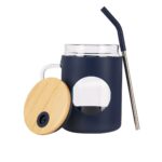 CILINDRO NEBBIA AZUL ANF 058 A (VIDRIO BOROSILICATO - SILICÓN - ACERO INOXIDABLE) - Imagen 3