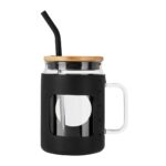 CILINDRO NEBBIA NEGRO ANF 058 N (VIDRIO BOROSILICATO - SILICÓN - ACERO INOXIDABLE) - Imagen 2