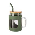 CILINDRO NEBBIA VERDE ANF 058 V (VIDRIO BOROSILICATO - SILICÓN - ACERO INOXIDABLE)