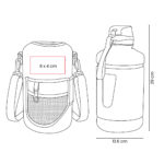 ANF 069 N - CILINDRO WHOOP NEGRO (NEGRO - PLASTICO - NEOPRENO) - Imagen 4