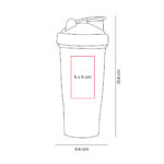 ANF 080 N - CILINDRO SHAKER BOLT NEGRO (NEGRO - PLASTICO - ACERO INOXIDABLE) - Imagen 4