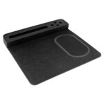 CARGADOR MOUSE PAD AGADIR NEGRO AST 002 N (PLÁSTICO - PU - TELA)