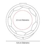 AURICULARES SOCCER BLANCO FROSTY AUD 004 S (PLÁSTICO) - Imagen 4