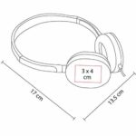 AUDÍFONOS KYAR AZUL AUD 006 A (PLÁSTICO) - Imagen 2