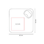 BAR 001 R - PORTAVASOS PORTER ROJO (ROJO - PLASTICO - METAL) - Imagen 3