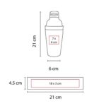 SET SHAKER SKOPJE PLATA BAR 010 S (ACERO INOXIDABLE) - Imagen 7