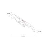 SACACORCHOS SARAP NEGRO BAR 025 N (METAL) - Imagen 6