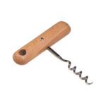 BAR 033 C - SACACORCHOS KURV (CAFE - MADERA DE HAYA - ACERO INOXIDABLE)