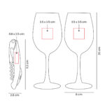 BAR 035 N - SET DE COPAS COPPOLA (NEGRO - VIDRIO - METAL) - Imagen 7