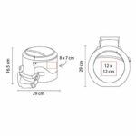 ASADOR CON HIELERA CAMPING NEGRO BBQ 002 (METAL - POLIÉSTER) - Imagen 5