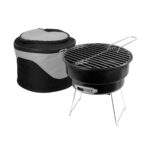 ASADOR CON HIELERA CAMPING NEGRO BBQ 002 (METAL - POLIÉSTER) - Imagen 6