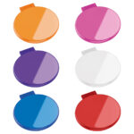 ESPEJO REDONDO AZUL BE-006A ( BE-006 - BE006 - ESPEJOS ) - Imagen 3