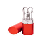 SET DE MANICURA OVALADO ROJO BE-007R ( BE-007 - BE007 - ACCESORIOS DE BELLEZA )