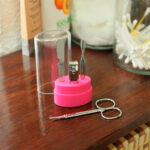 SET DE MANICURA LHASA ROJO BE-014R ( BE-014 - BE014 - ACCESORIOS DE BELLEZA ) - Imagen 3