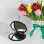 ESPEJO REDONDO DOBLE NEGRO BE-015N ( BE-015 - BE015 - ESPEJOS ) - Imagen 4