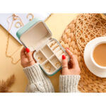 ORGANIZADOR EREVÁN AZUL CLARO BE-041A ( BE-041 - BE041 - ACCESORIOS DE BELLEZA ) - Imagen 3