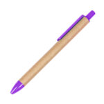 BOLÍGRAFO ECOLÓGICO KUFA MORADO BL-097M ( BL-097 - BL097 - BOLÍGRAFOS,TINTA NEGRA )