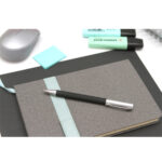 BOLÍGRAFO EN TERMINADO RUBBER CASTILLA NEGRO BL-132N ( BL-132 - BL132 - BOLÍGRAFOS,TINTA NEGRA ) - Imagen 3