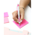 BOLÍGRAFO DE PLÁSTICO BOLONIA ROSA BL-134 ( BL-134 - BL134 - BOLÍGRAFOS,TINTA NEGRA ) - Imagen 3