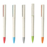 BOLÍGRAFO EN FIBRA DE TRIGO ALCALÁ ROJO BL-135R ( BL-135 - BL135 - TINTA AZUL,BOLÍGRAFOS ) - Imagen 4