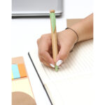 BOLÍGRAFO DE BAMBÚ TUDELA BEIGE BL-139BE ( BL-139 - BL139 - OFICINA,TINTA NEGRA,BOLÍGRAFOS ) - Imagen 3