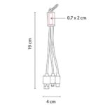 CABLE JENIFRA PLATA CEL 039 S (ALUMINIO - PLÁSTICO) - Imagen 3