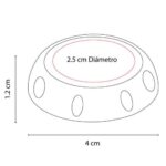 SOPORTE KUTUBIA BLANCO CEL 044 B (PLÁSTICO) - Imagen 6