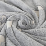 COB 008 G - FRAZADA MEKKY GRIS (GRIS - POLIESTER) - Imagen 5