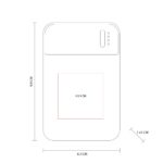 POWER BANK DAVUL BLANCO CRG 044 B (PLÁSTICO) - Imagen 4