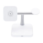 CRG 061 B - MULTICARGADOR INALÁMBRICO AYRTON BLANCO (BLANCO - PLASTICO - METAL) - Imagen 2