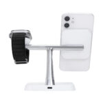 CRG 061 B - MULTICARGADOR INALÁMBRICO AYRTON BLANCO (BLANCO - PLASTICO - METAL) - Imagen 4