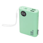 CRG 064 V - POWER BANK MUSK VERDE (VERDE - PLASTICO)