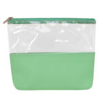 COSMETIQUERA ESMERALDA VERDE DAM 035 V (CURPIEL Y PVC EXTERIOR - POLIÉSTER FORRO)