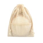 SET DE ALMOHADILLAS LUCÍA BEIGE DAM 040 BE (FIBRA DE BAMBÚ - ALGODÓN) - Imagen 2