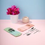 SET DE MANICURE EMMA VERDE DAM 042 V (CURPIEL - METAL) - Imagen 6