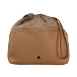 DAM 056 C - COSMETIQUERA ISABELLA (CAFE - CURPIEL - POLIESTER) - Imagen 2