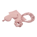 DAM 064 P - SET DE DESCANSO MARIE ROSA (ROSA - POLIESTER - FIBRA DE BAMBU - ELASTICO)