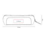 DAM 066 BE - SET DE BROCHAS ROMINA BEIGE (BEIGE - CURPIEL Y PVC ESTUCHE - MADERA, ALUMINIO Y NAILON BROCHAS - POLIESTER TOALLA - LATEX ESPONJA) - Imagen 5