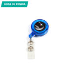 PORTA GAFETE TRANSLÚCIDO NARANJA DK-052O ( DK-052 - DK052 -  ) - Imagen 2