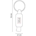 LLAVERO DESTAPADOR LANCE ROJO DPO 001 R (PLÁSTICO) - Imagen 2