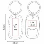 LLAVERO DESTAPADOR PHOENIX NEGRO DPO 023 N (CURPIEL - METAL) - Imagen 6