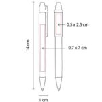 BOLÍGRAFO PLANET AZUL ECO 010 A (CARTÓN - PLÁSTICO) - Imagen 2
